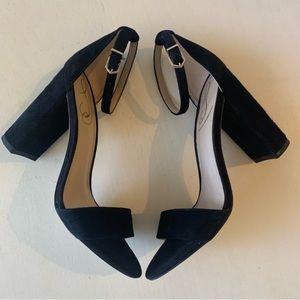 Sam Edelman Yaro Updated Block Heel in Black Suede 7